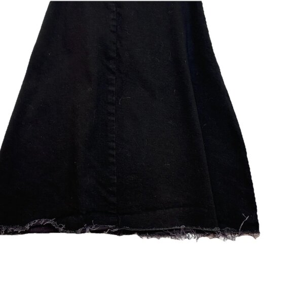 Free People CRVY Super High-Rise Lace-Up Flare Jeans Black Women’s Size 35 - Picture 10 of 12